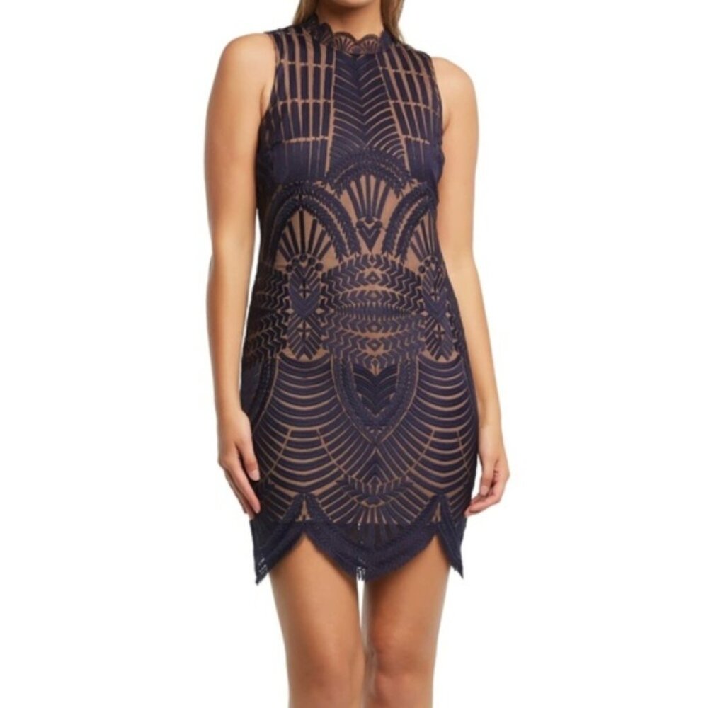 New Bardot Alice Lace Cocktail Dress